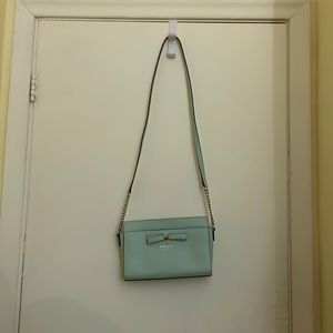 Kate Spade crossbody mint mini purse.